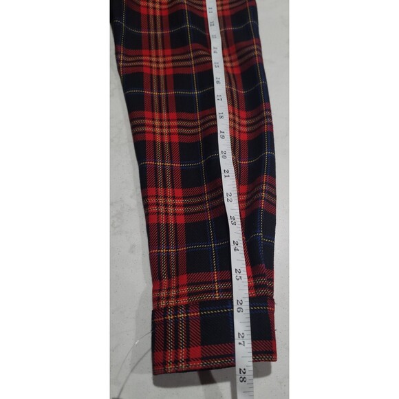 Pendleton 100% Virgin Wool Woman's Red Black Plaid Medium Vintage 90s EUC VTG - Picture 15 of 15
